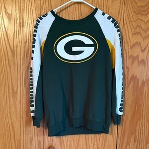 NFL Green Bay Packers Green and White Hoodie